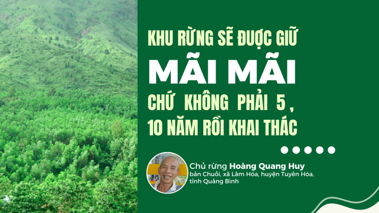 Tâm huyết trọn đời của người giữ rừng